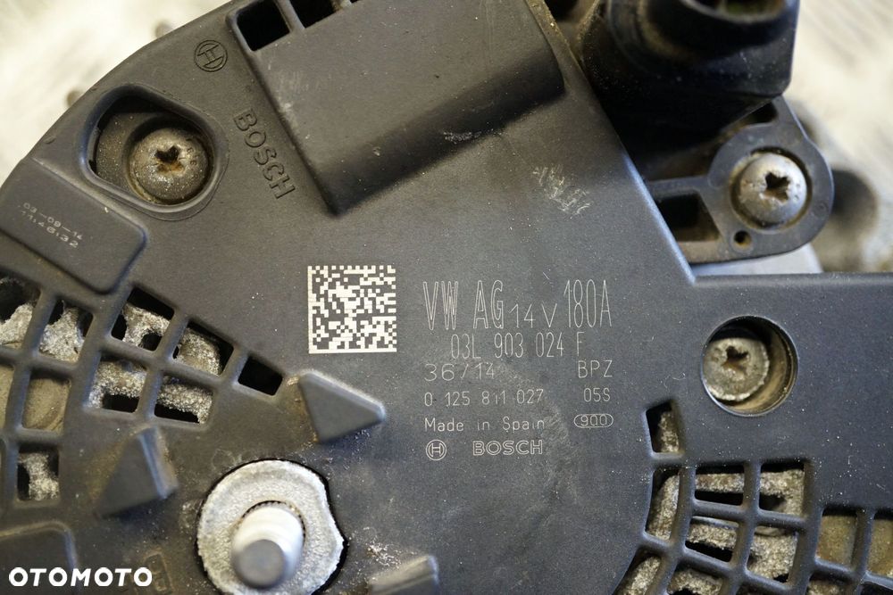 ALTERNATOR PASSAT B7 2.0 TDI 03L903024F 180A VOLKSWAGEN 2010-2014 - 5
