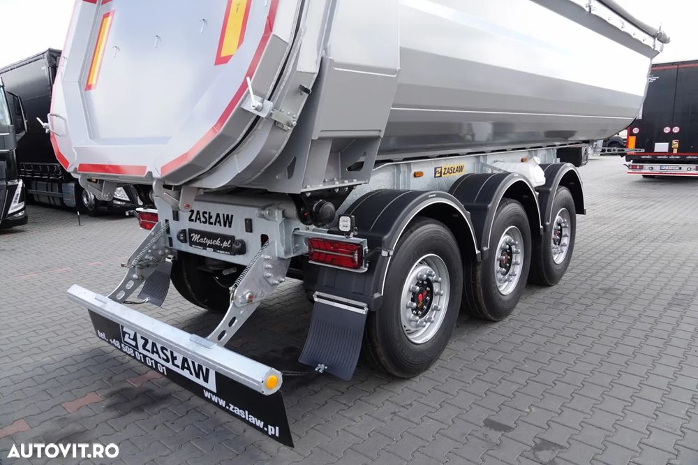 Zaslaw TIPPER 26 m3 / NOU / OȚEL / CUBA DE ȘOLARE HP / AXIE DE RIFAT / SAF / 2025 - 13
