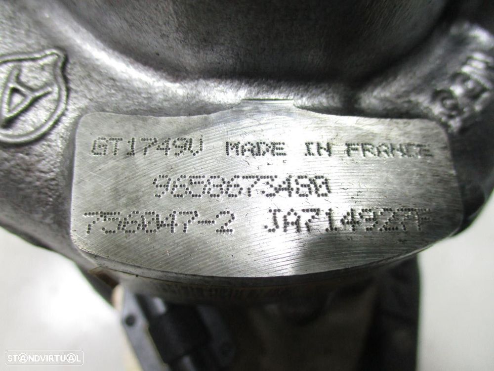 TURBOCOMPRESSOR PEUGEOT 407 SW 2006 - 4