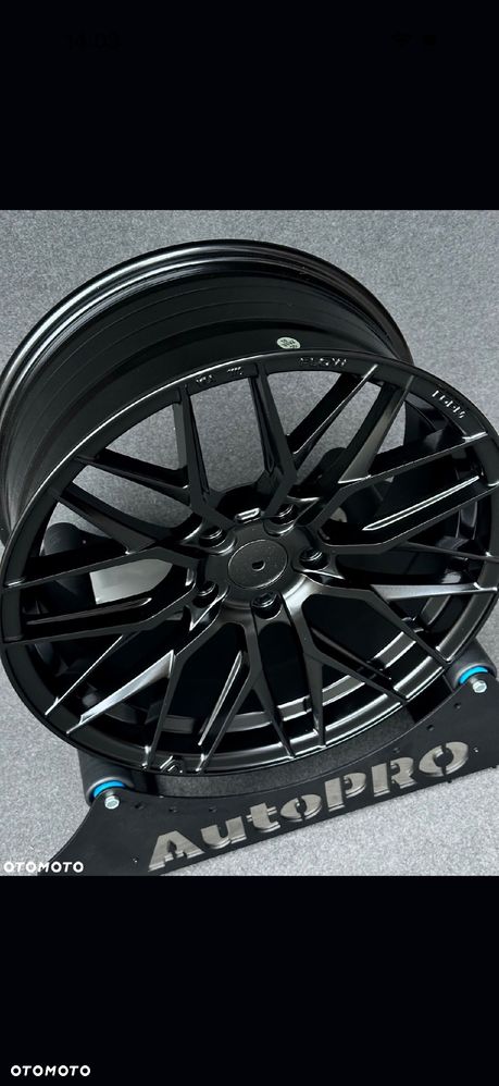 NOWE felgi 18 BMW  CZARNY MAT  FLOW FORM 5x112 8.5j ET35 F10 Z3 Z4 E46 X1 X3 E83 F25 X5 E90 F30 F32 F34 GT F01 F12 F20 E87 F22 E60 xDrive Opel Insignia JR44 JR21 Styling M Pakiet Forzza Vossen HF7 Japan Racing JR28 alufelgi - 6