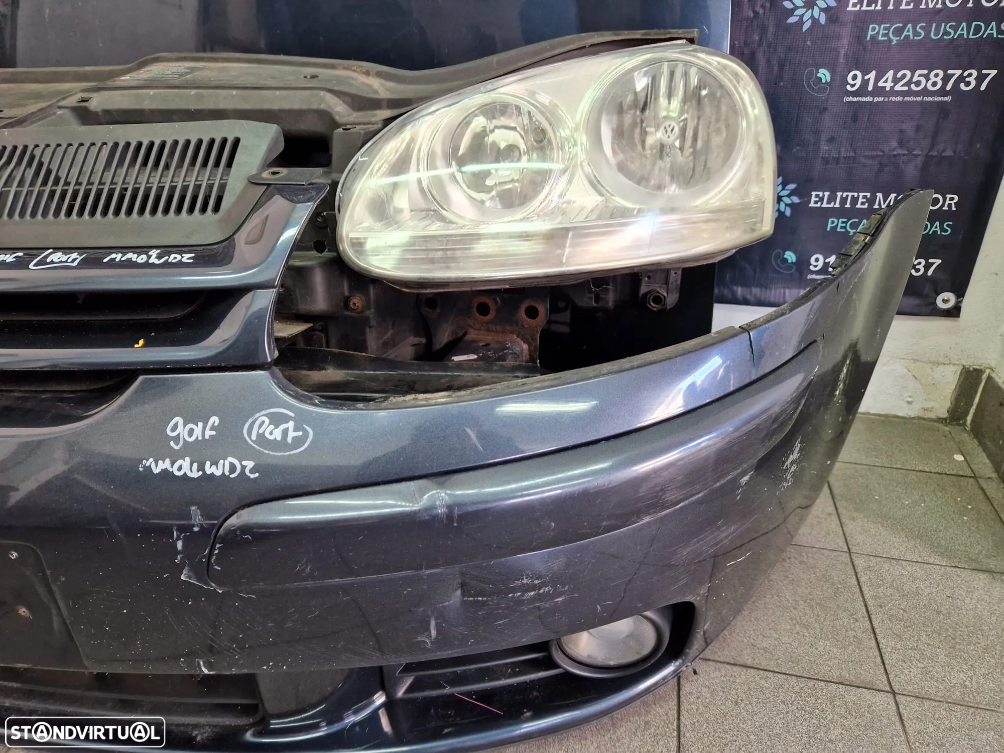 Frente completa usada VW GOLF V 5 1.9 TDI 105CV CAPOT PARACHOQUES OTICAS GUARDALAMAS VOLKSWAGEN - 5