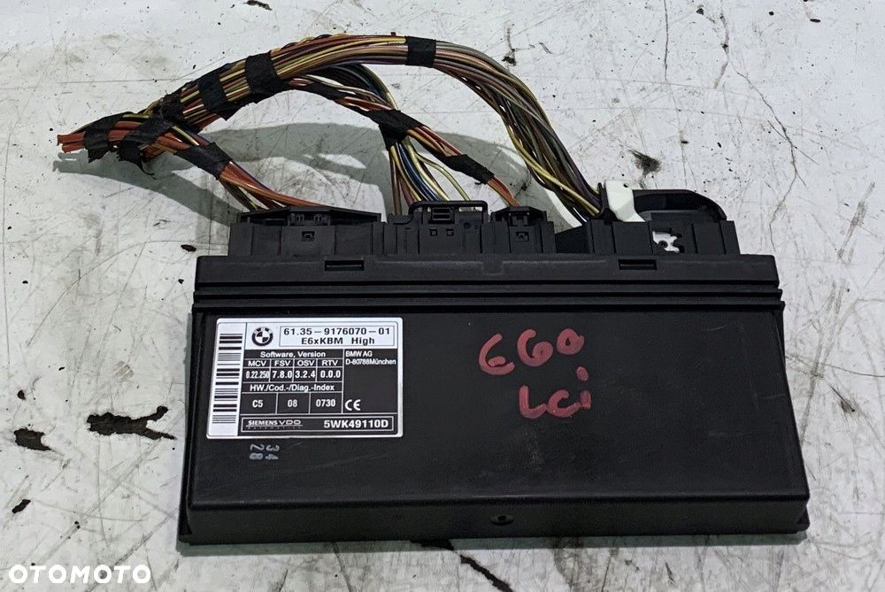 MODUŁ KOMFORTU NADWOZIA 9176070 BMW E60 E61 LIFT - 1