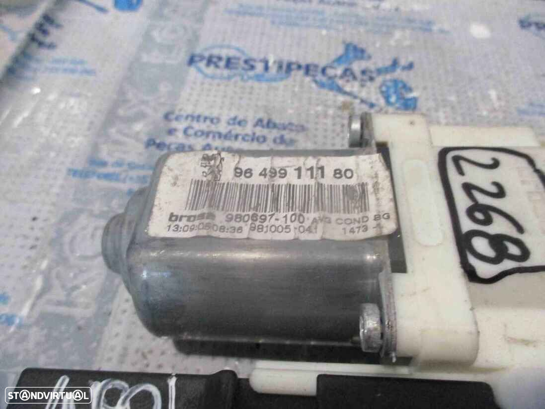 Motor Elevador Vidro 9649911180 PEUGEOT 307 T6 FASE 2 2005 1.6HDI 90CV 5P CINZENTO FE  FICHA PARTIDA - 5