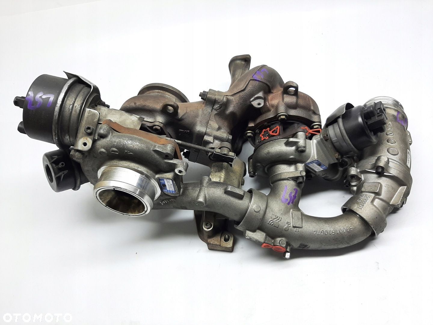 VW T6 Crafter MAN TGE BiTurbo TURBO TURBINY 18509700010 16359700023 - 1