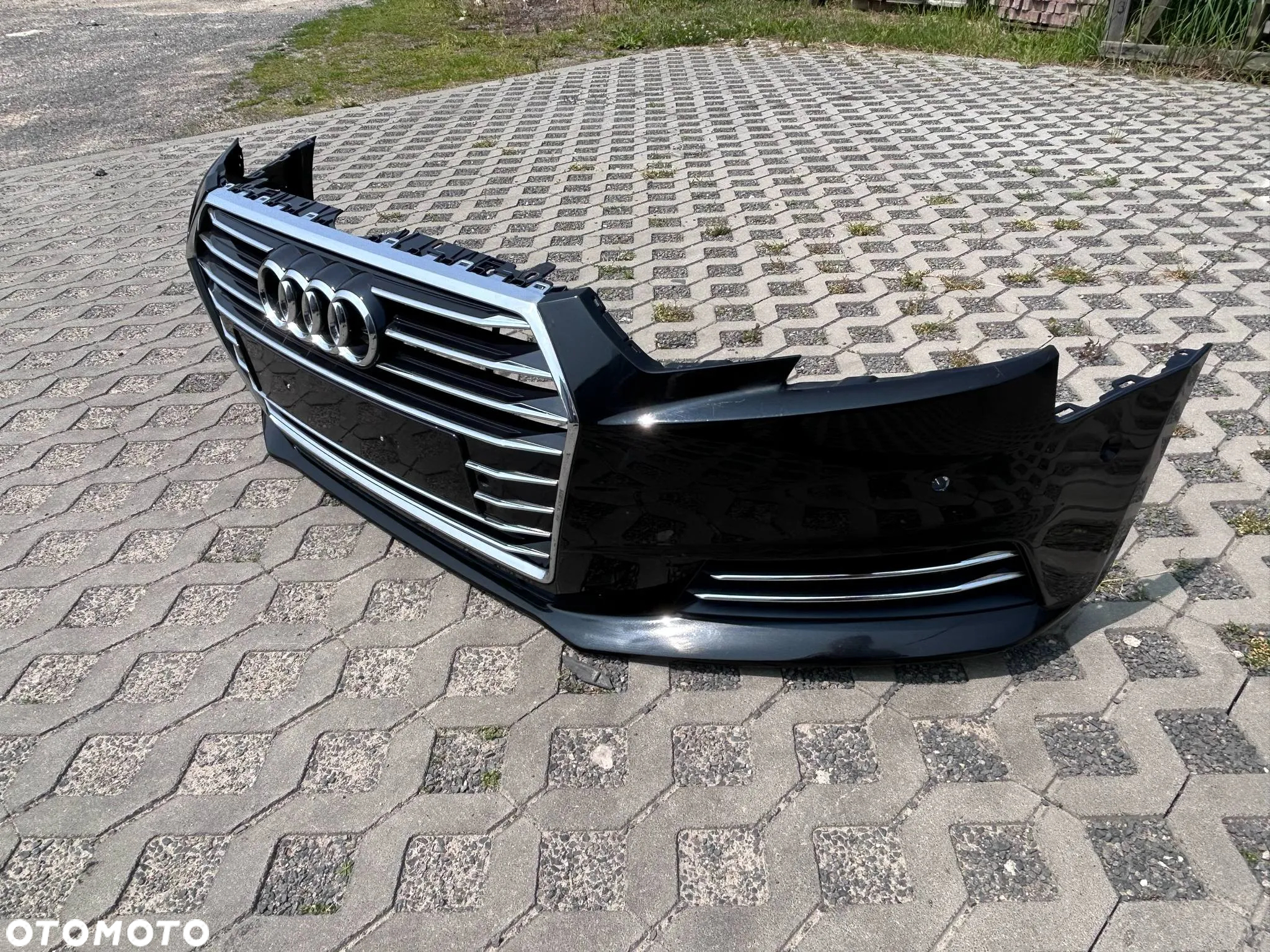 Audi A4 B9 8W Zderzak Przód Przedni kompletny LY9T 15-19r. 6xPDC Ładny - 8