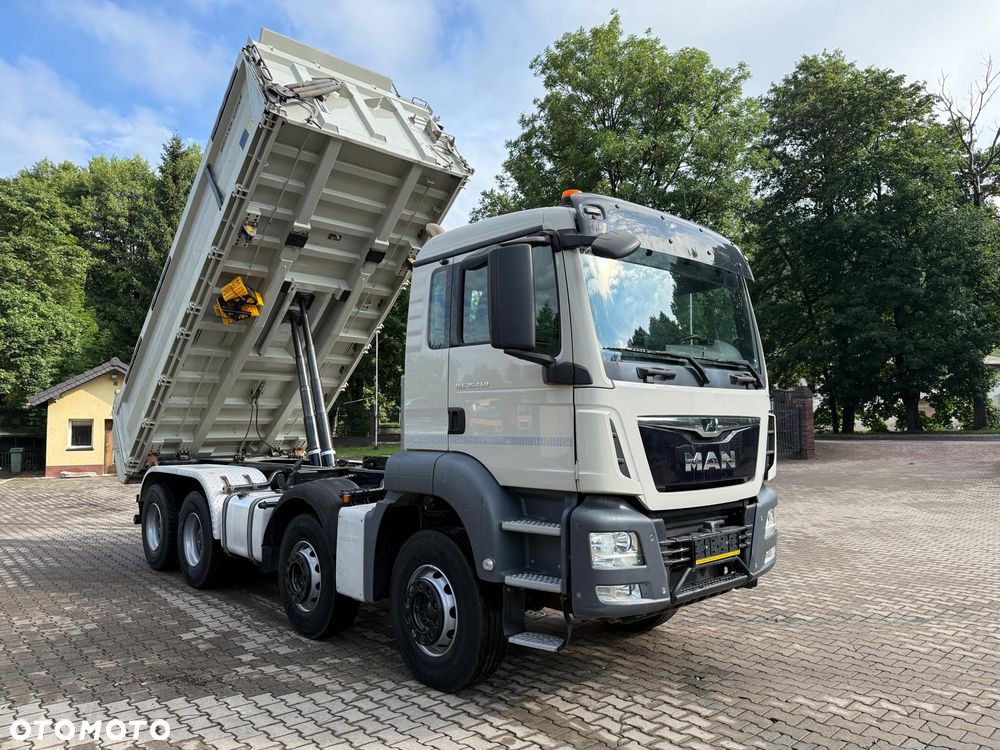 MAN 35.460 TGS wywrotka 8x4, 3-str. MEILLER, BORDMATIC, 302 t.km., TOP! - 7