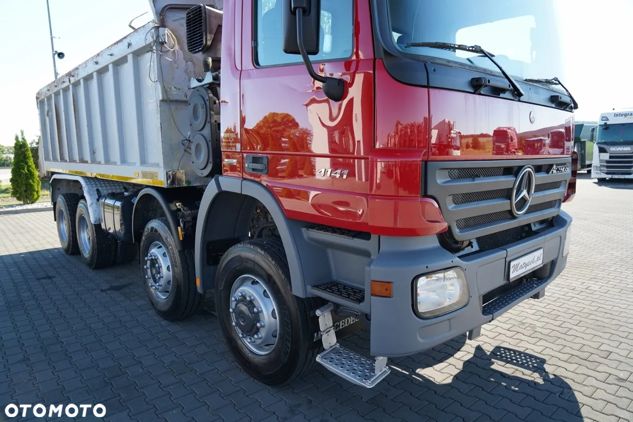 Mercedes-Benz ACTROS 4141 / 8X6 / WYWROTKA TYLNOZSYPOWA / WIELTON / EPS + SPRZĘGŁO / OPONY 100% - 13