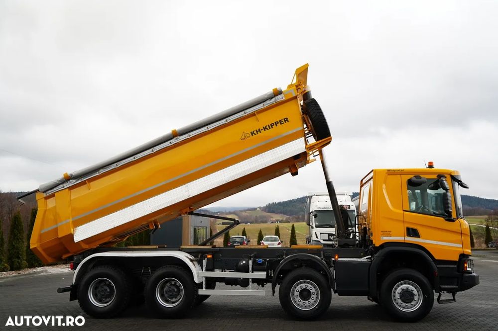 Scania 450 XT / 8x6 / BASCULATOR SPATE / OPTICRUISE / ANVELOPE 100% / EURO 6 - 6