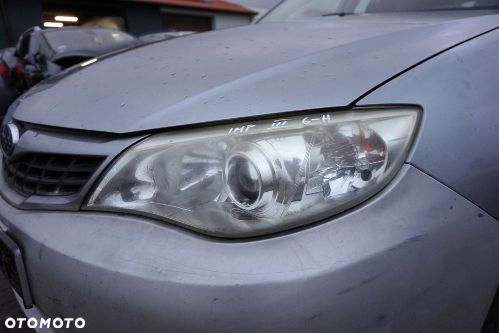 MASKA ZDERZAK BŁOTNIKI LAMPY IMPREZA III GH C6Z  SUBARU 2007-2011 SREBRNY PRZÓD KOMPLETNY - 13