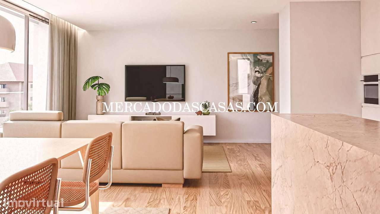 Apartamento T2 com terraço, grandes áreas - Grande imagem: 4/28