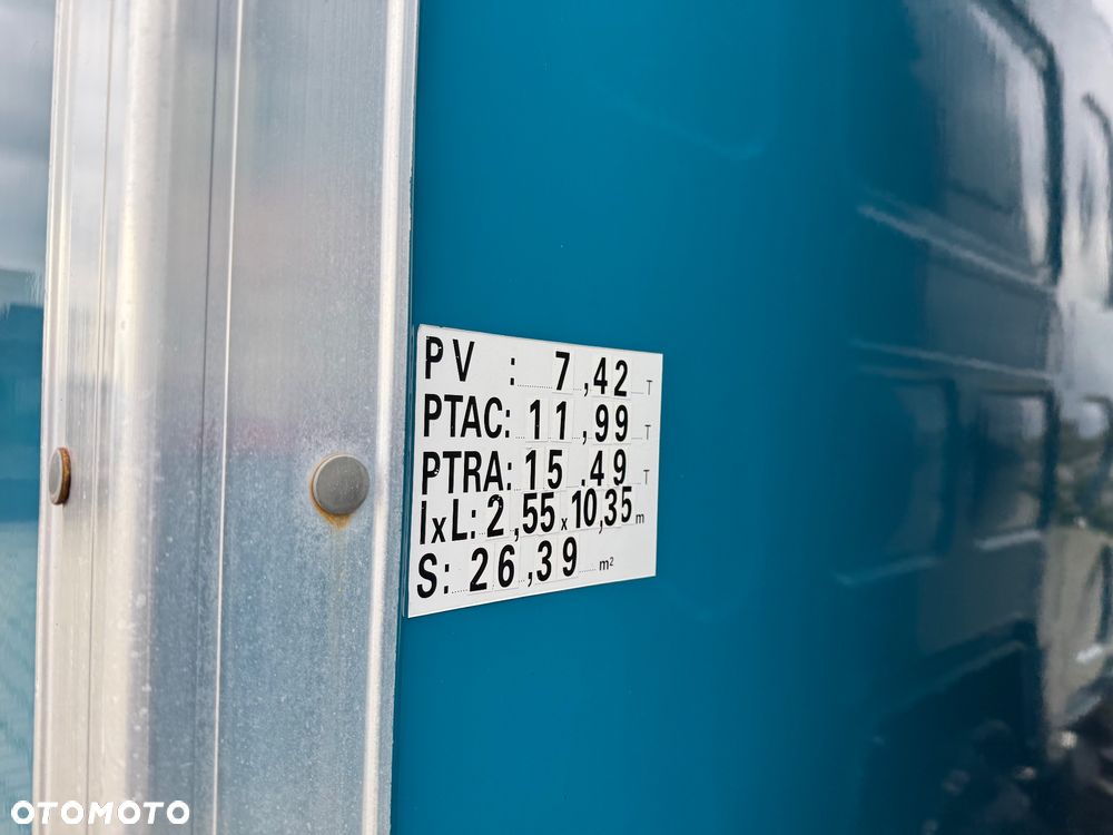 Renault D12 / 220 KM / WINDA / KONTENER 8,30M / ROLETA ELEKTRYCZNA / Z FRANCJI / STAN BDB / / / - 28