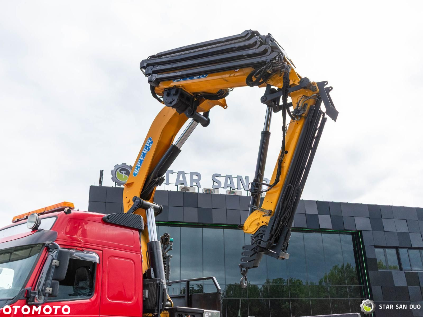 Volvo FMX 500 8x2 Effer 585 Fly Jib Wciągarka HDS Żuraw Crane - 19