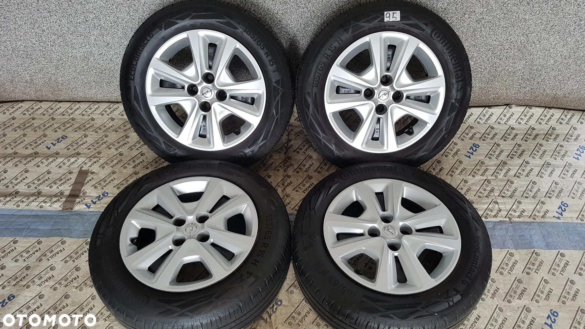 KOŁA OPEL CORSA D E MERIVA A FIAT GRANDE PUNTO  4X100 185/65R15 - 2