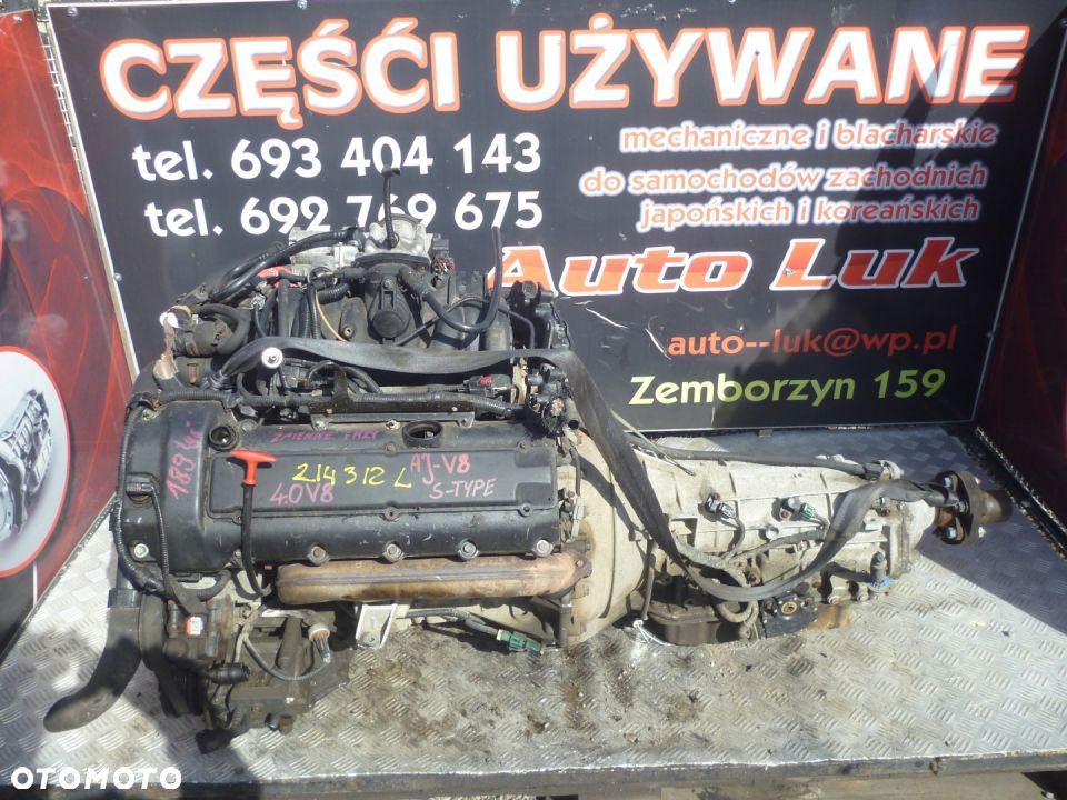 SILNIK JAGUAR S-TYPE 4.0 V8 AJ-V8 189 TYS - 1