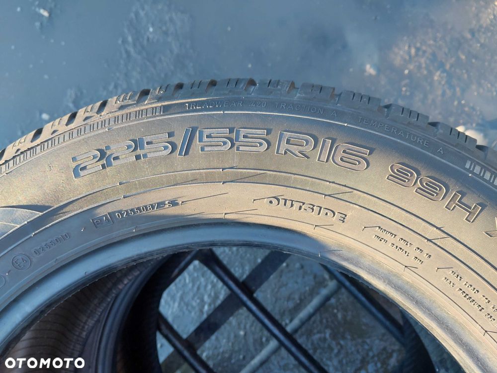 Opony 225.55.16 Nokian komplet montaz - 2