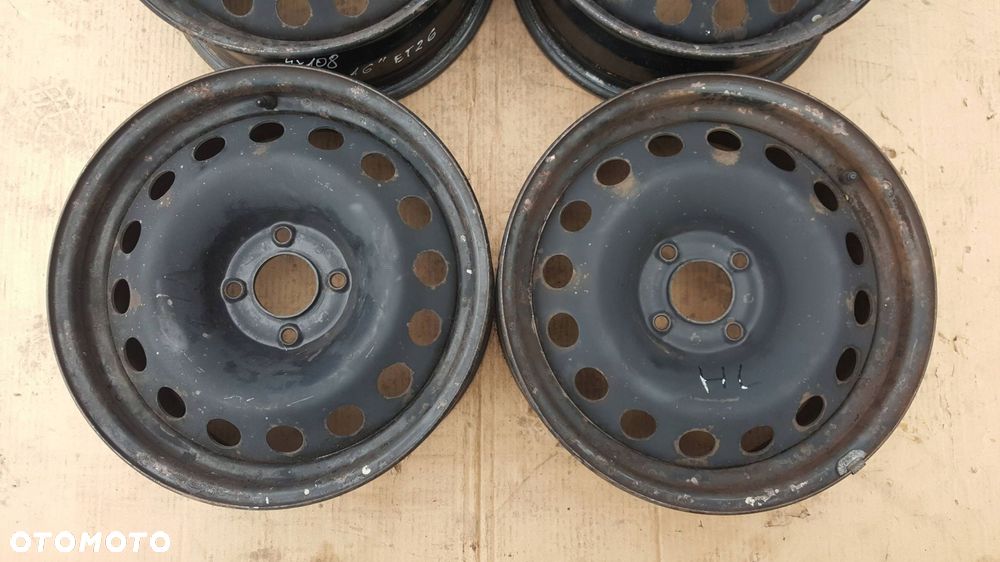 felgi felga stalowe komplet psa peugeot citroen 6,5jx16'' 4x108 et26 - 2
