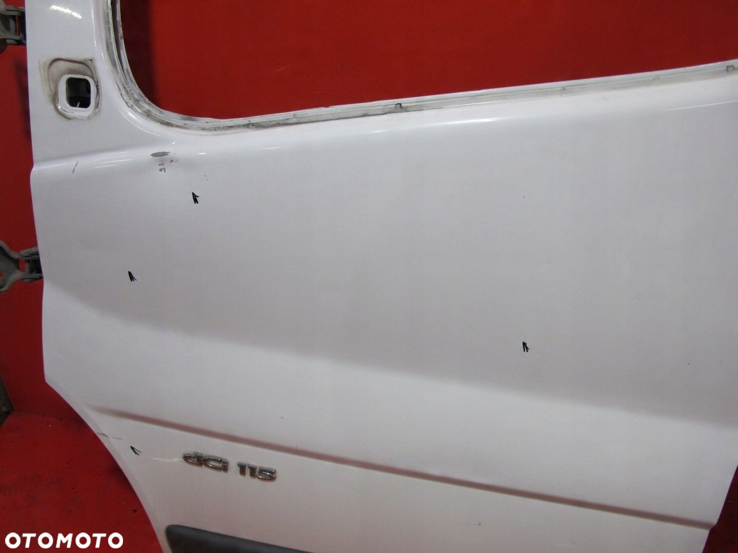 TRAFIC II VIVARO DRZWI PRZÓD LEWE BIAŁE 01-14 - 5
