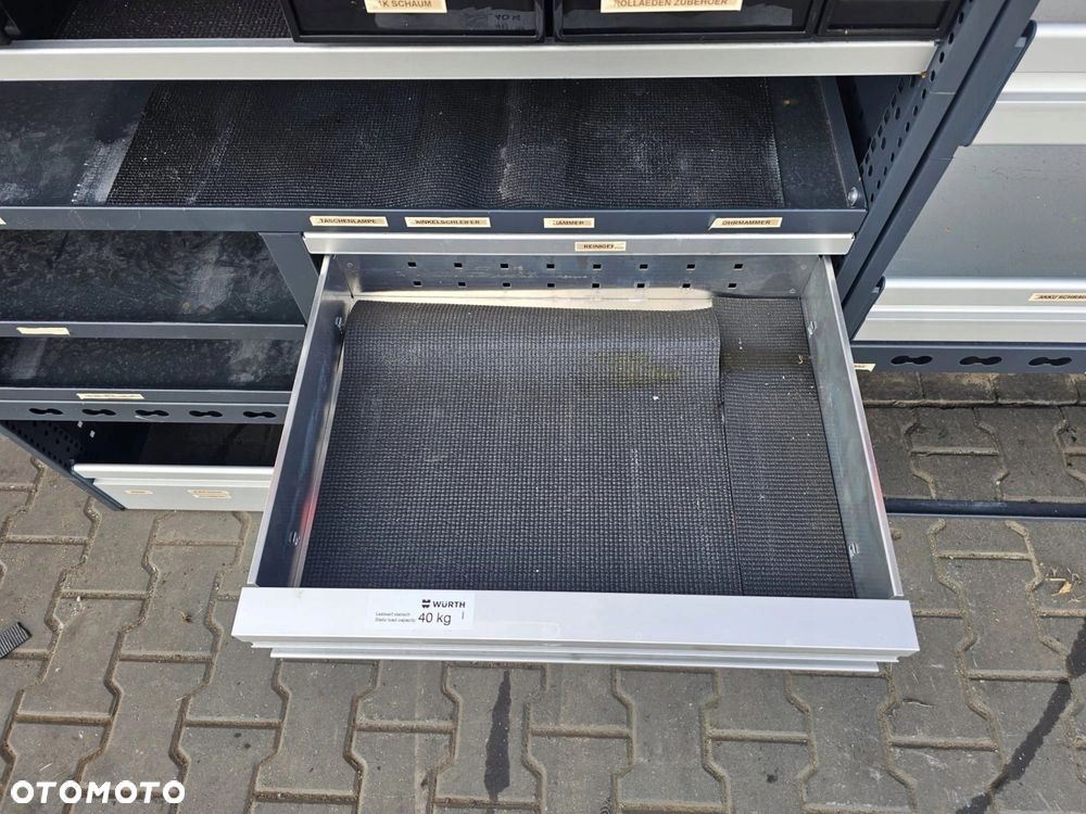 VW T5 T6 zabudowa serwisowa regał samochodowy WURTH - 4