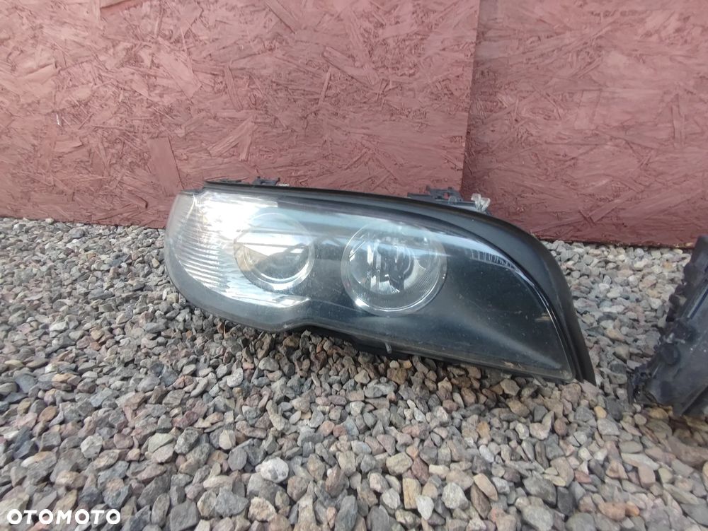 BMW E46 COUPE / CABRIO LIFT ( PO LIFT ) ORYGINALNE LAMPY PRZÓD MARKI AL Automotive Lighting LEWA / PRAWA EUROPA POD ŻARÓWKĘ H7 + BIAŁE KIERUNKOWZKAZY O NR. 63 12 7 165 889 / 63 12 7 165 890 / 63 12 7 165 919 / 63 12 7 165 920 OEM W BARDZO DOBRYM STANIE - 6