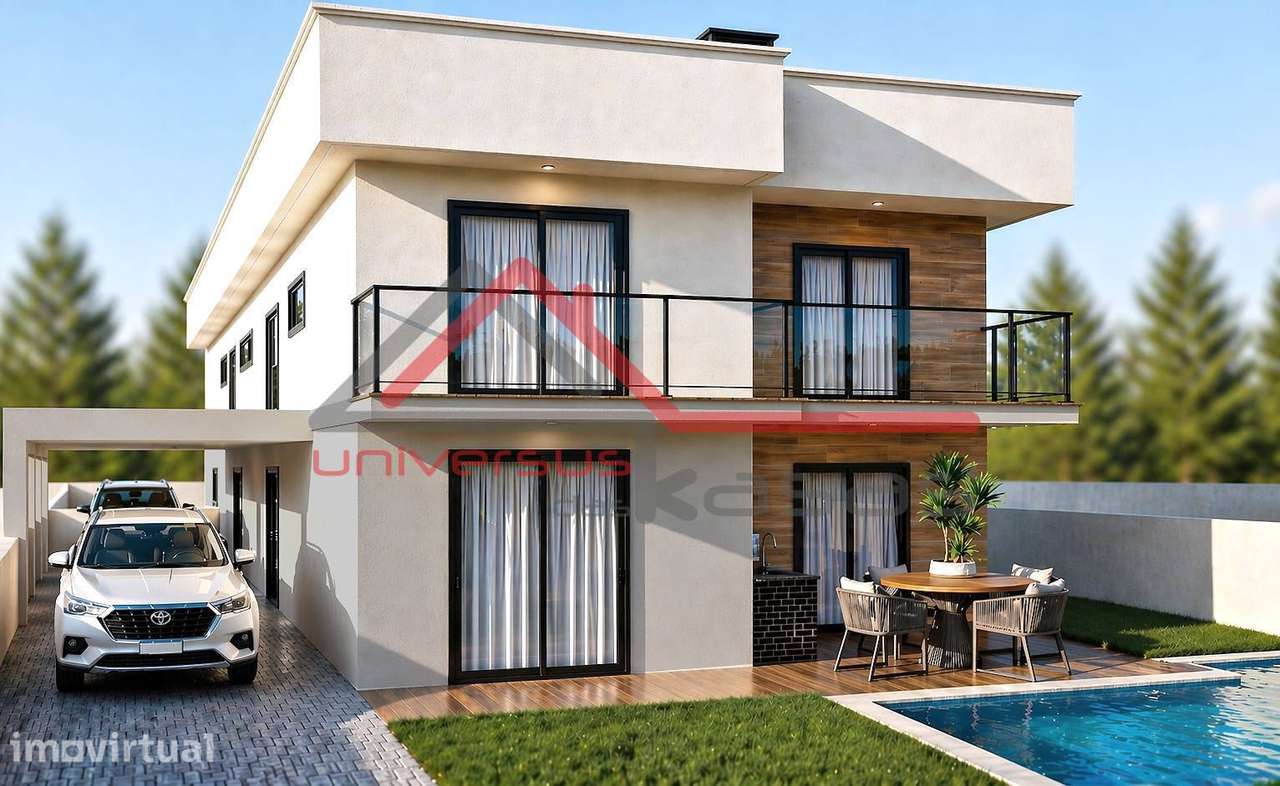 Moradias Geminadas V4 com Piscina Fernão Ferro - Grande imagem: 3/28