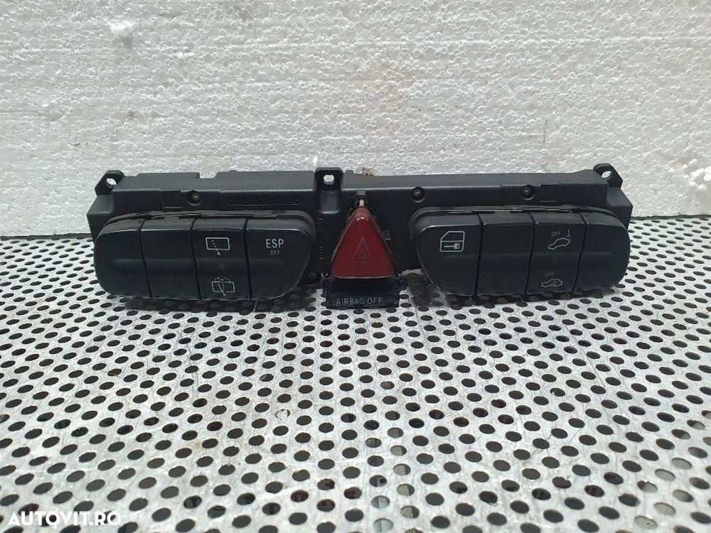 Modul butoane bord MERCEDES-BENZ C-CLASS II W203  2000 - 2007, MERCEDES-BENZ C-CLASS T-Model II S203 2001 - 20072.2 C 220 CDI OM 611.962 2038211551 - 1