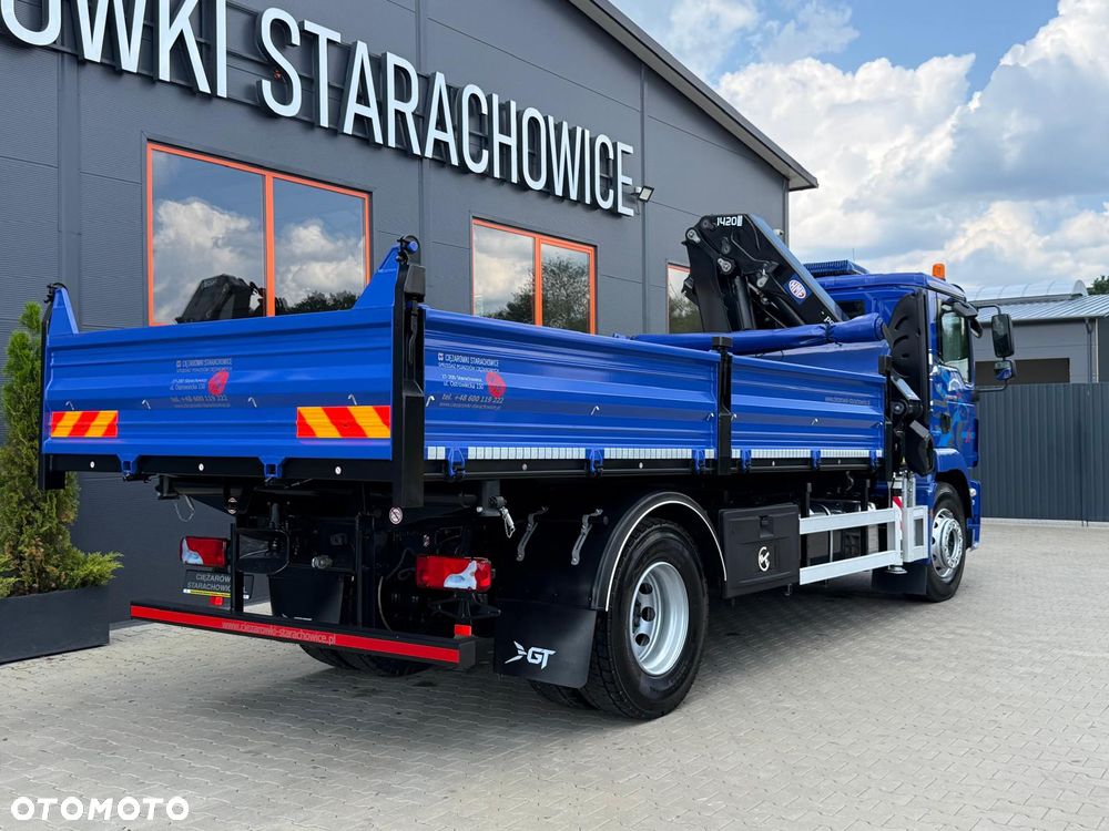 MAN TGM TGL TGS 18.250 // E6 // Klimatyzacja //  wywrotka + HDS HMF z pilotem // 4x2 // budowlanka // kiper wywrot żuraw dzwig kran crane - 8