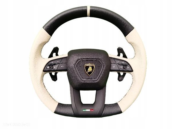 LAMBORGHINI URUS KIEROWNICA ŁOPATKI CZARNA NIĆ - 1