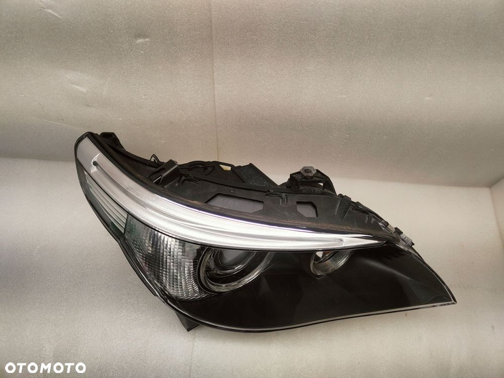 bmw 5 e60 sm xenon nie skrętny lampa prawy przód - 4