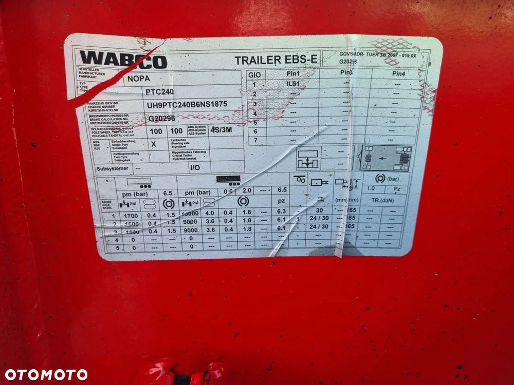Inny NOPA Przyczepa Hakowiec Wywrotka do Przewozu Kontenerów 6,50 m - 7,00 m - 17