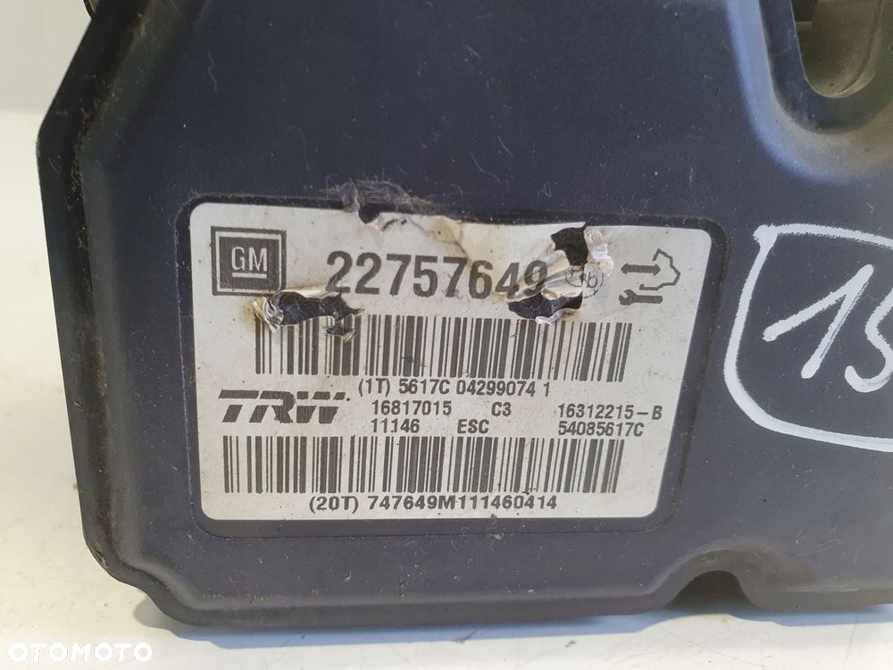 Opel Insignia A 2.0 CDTI POMPA ABS hamulcowa 22757649 - 16