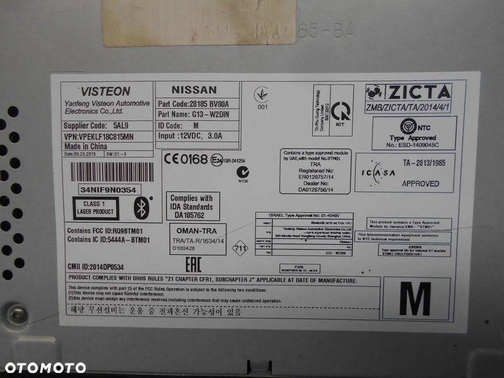 NISSAN JUKE LIFT RADIO CD ORGINAŁ - 3