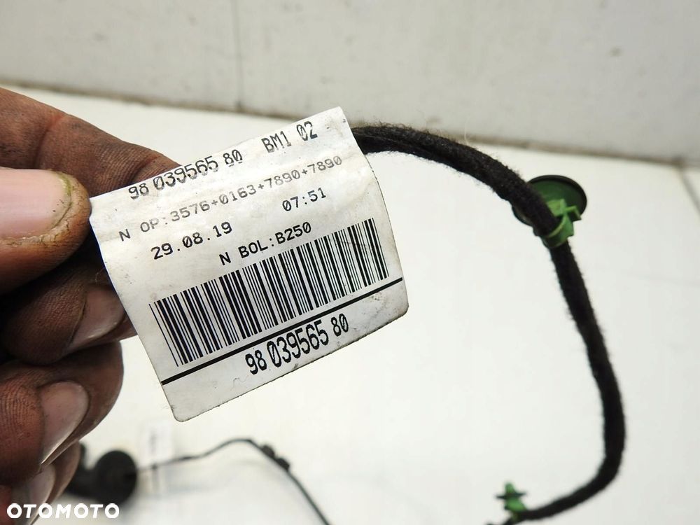 WIĄZKA INSTALACJA DRZWI LEWY TYL PEUGEOT 208 LIFT 9803956580 - 6