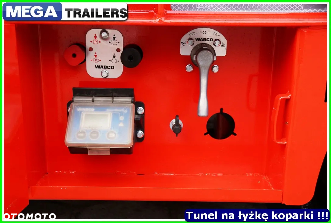 Mega Nisko podłoga 4 osie,  dł. 9,50 m, TUNEL na RAMIĘ KOPARKI !!! - 25