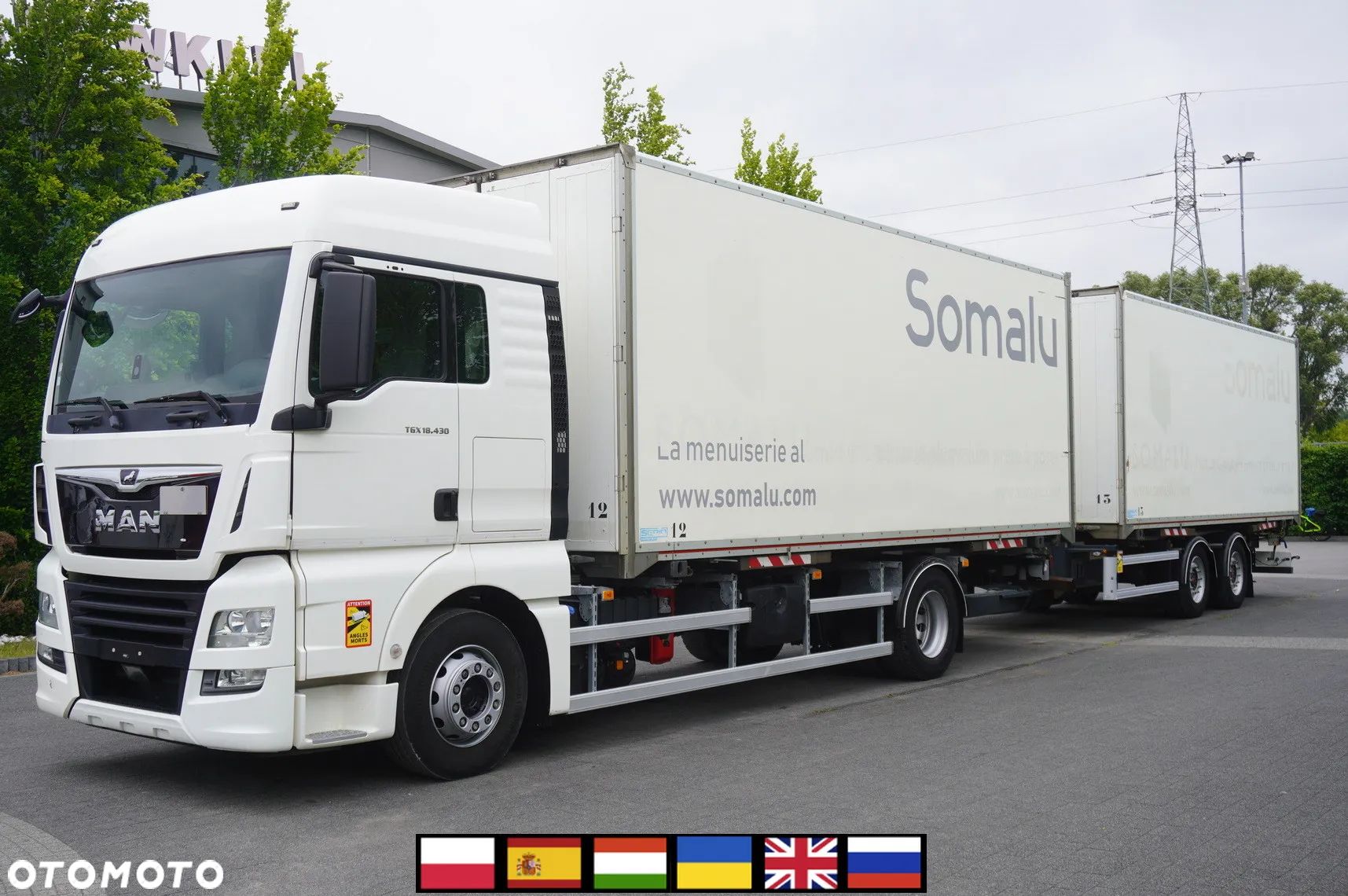 MAN TGX 18.430 / Kontener 18 EPAL / Przyczepa Fruehauf 18 EPAL / 2021 - 1