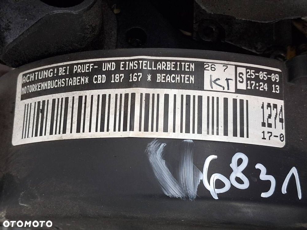 SILNIK KOMPLETNY VW GOLF V PLUS 2.0 TDI 140KM CBD - 6