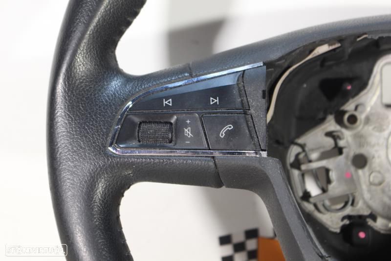 Volante Seat Leon (5F1)  Volane Seat Leon 5F De 3 Braços Em Pele - 2