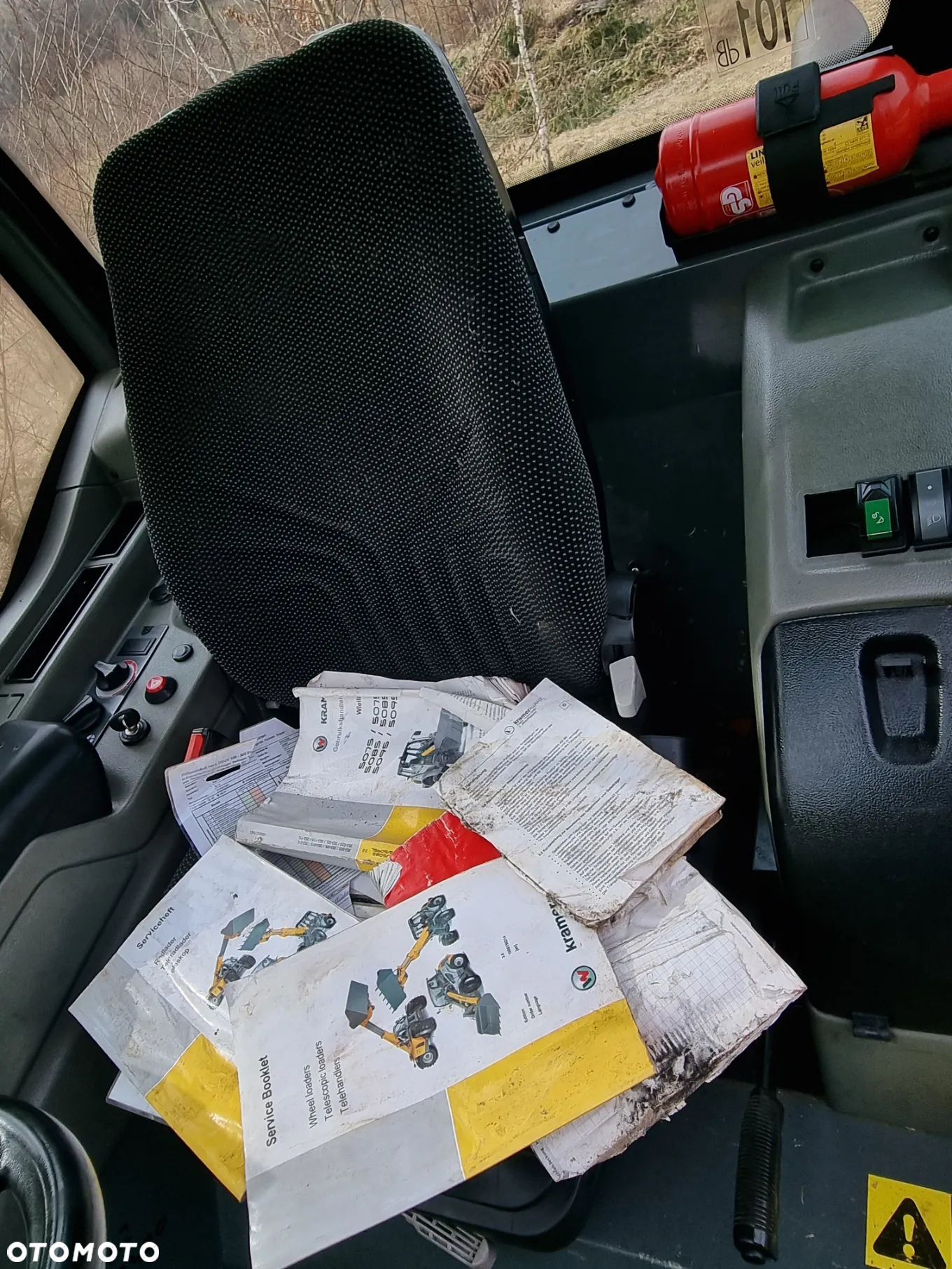 Kramer 5075 Ładowarka kołowa 353 jak Nowa import Norwegia 2018r 2200mtg Oryginał Widły i łyżka silnik Yanmar - 16