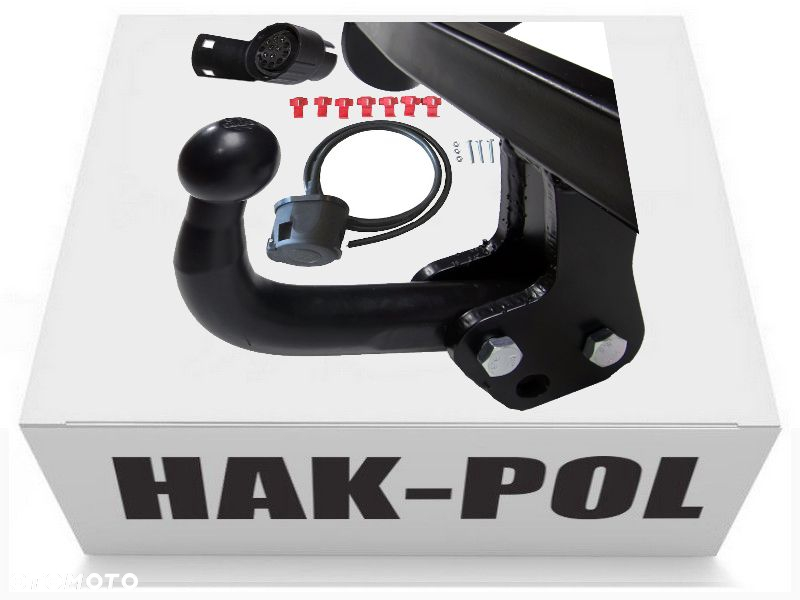 HAK HOLOWNICZY + WIĄZKA 7/13P DO SAMOCHODU MITSUBISHI OUTLANDER 2 II CITROEN C-CROSSER + FL - 9