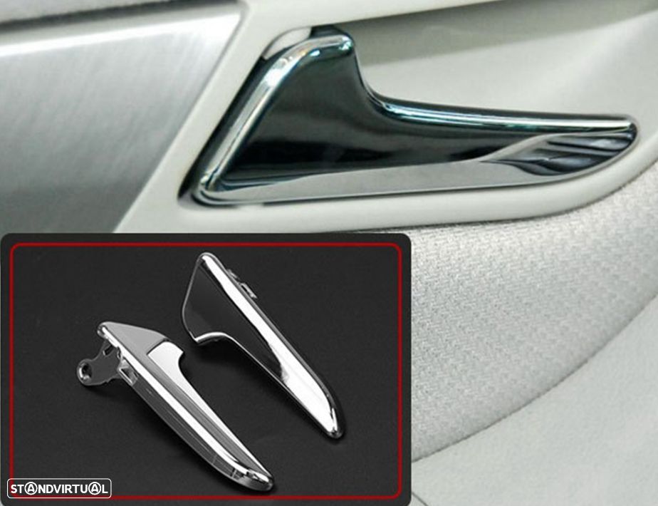 Puxadores pega punho porta Mercedes benz classe A B w169 w245  NOVO - 3