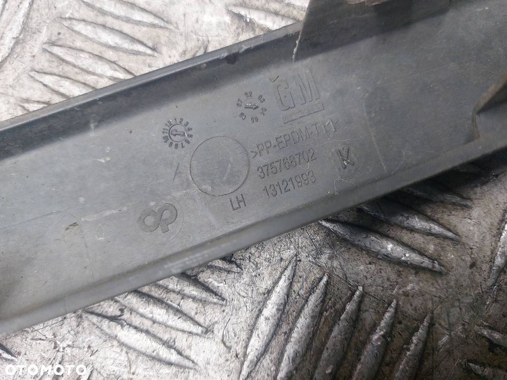 KRATKA ZDERZAKA PRZÓD KOMPLET + ZAŚLEPKA XENONU OPEL ASTRA H Z163 - 12