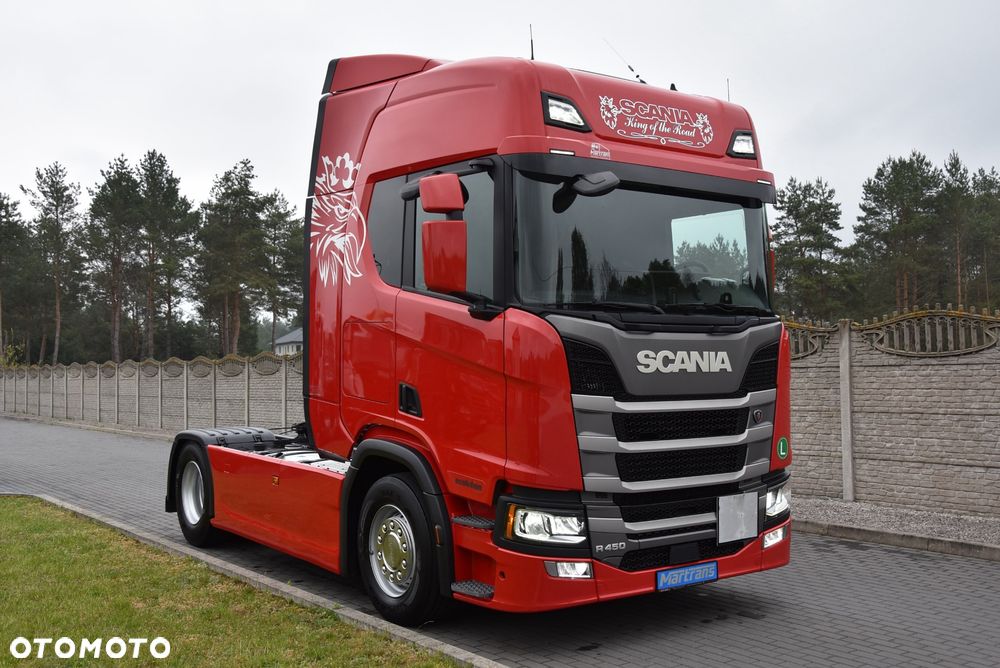 Scania R 450 / HYDRAULIKA HYVA / CAŁA NA PODUSZKACH / I PARK-COOL / 2021 / FULL LED / STANDARD / Retarder / !! Jak nowa !! - 1