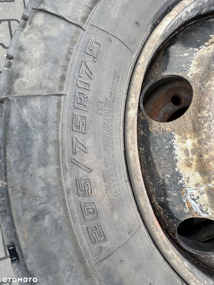 Komplet 4 kół, felga, opony Fulda 205/75 R17,5 - 3