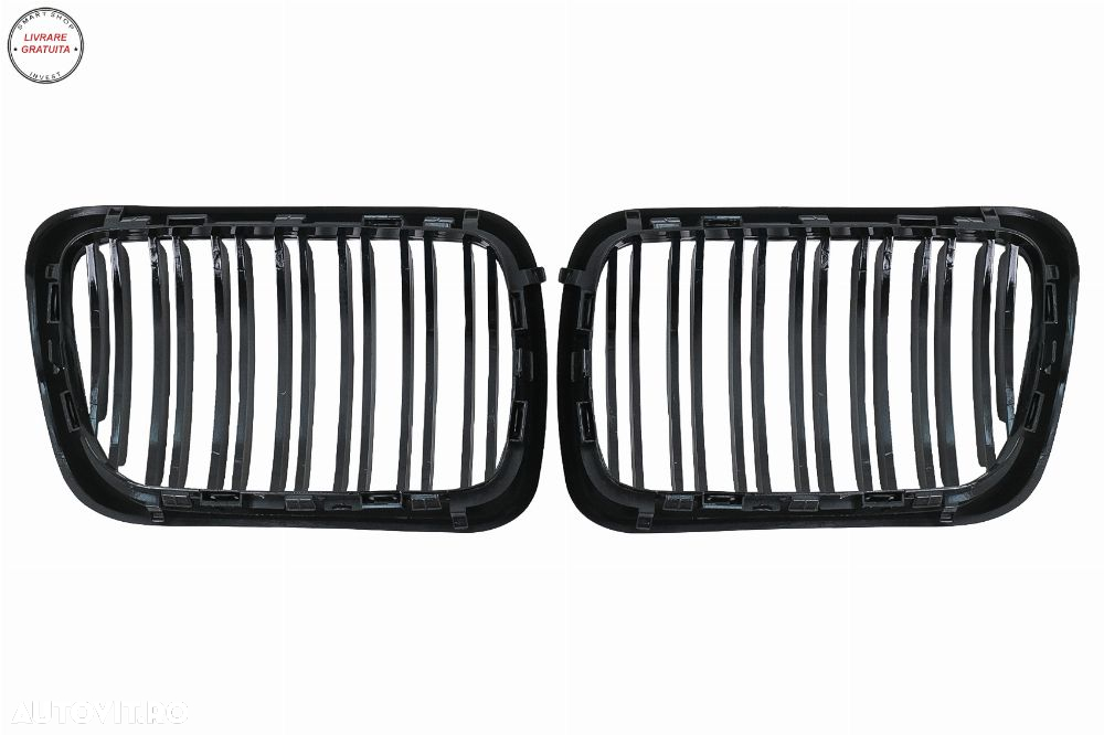 Grile Centrale BMW Seria 3 E36 Facelift (11.1996-1999) Negru Lucios- livrare gratuita - 4