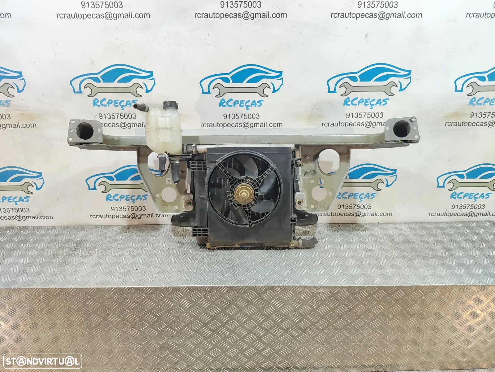 Frente fibra/chapa Smart Fortwo 0.8 cdi com radiador e ventilador original - 4