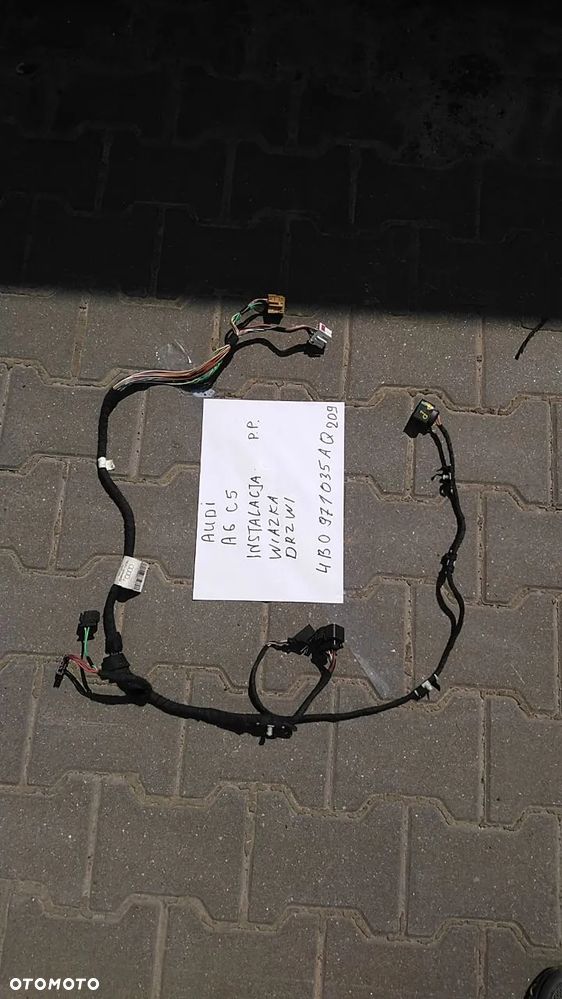 W-wa AUDI WIĄZKA DRZWI INSTALACJA ELEKTRYCZNA KOSTKI A4 B6 B7 - 17