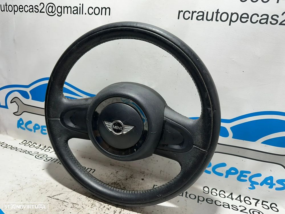 .Volante Pele Original Mini Cooper One R55 Clubman R56 R57 Cabrio R58 Coupe R59 Roadster R60 Countryman R61 Paceman 2752964 - 3
