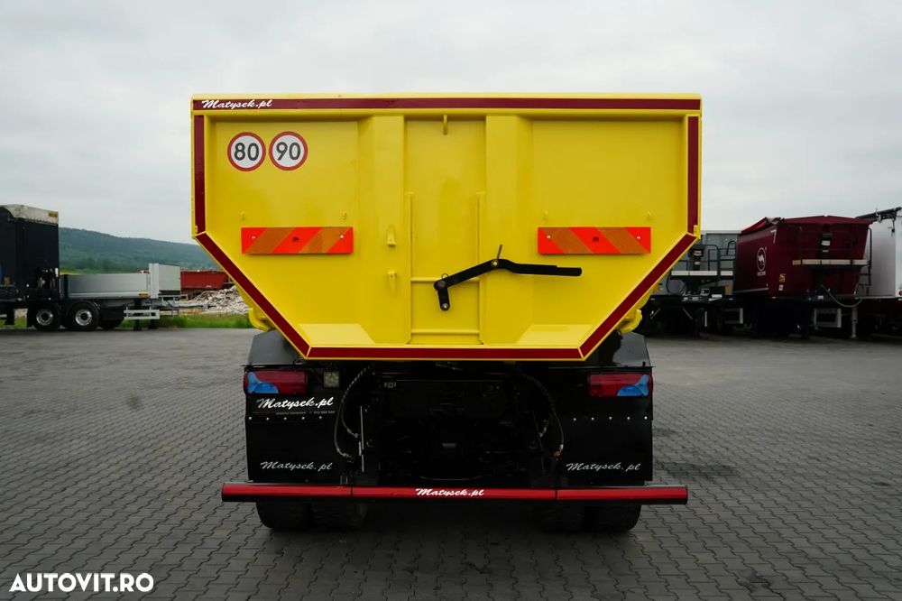 MAN TGS 35.460 / 8x4 / BASCĂLĂTOR 5.8 M / HIDROCLAPĂ / NAVIGAȚIE / 2018 - 15