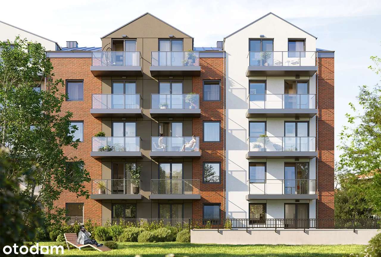 2-pokojowe mieszkanie 42m2 + balkon Bezpośrednio - Pełny obrazek: 4/17