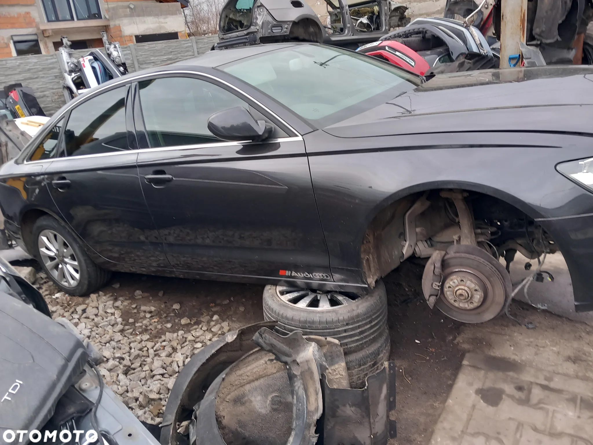 Audi A6 C7 LX7U Maska zderzak błotnik drzwi - 2