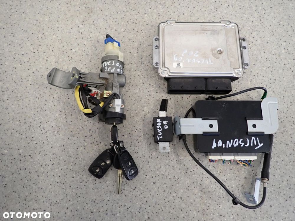 HYUNDAI TUCSON 2.0 CRDI 04-10 ZESTAW STARTOWY STACYJKA KOMPUTER - 8